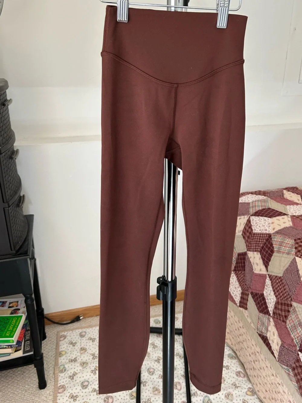 Lululemon Wunder Under SmoothCover High Rise Tight 25” Brown 0 - Picture 2 of 6